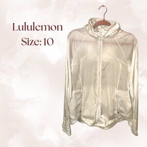 Lululemon Reflective Zip Jacket | Size 10